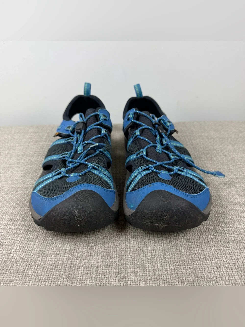 Teva Manatee Sandals Blue Black Closed Toe Sport Hiking Water Big Kid Size 6